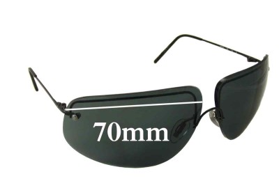 Hugo Boss 5782 Replacement Lenses 70mm wide 