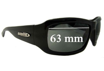 Legend Scooter Lentilles de Remplacement 63mm wide 
