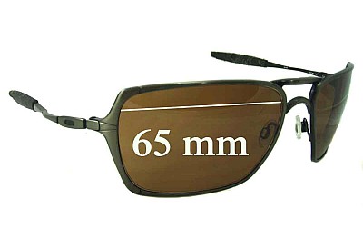 Oakley Inmate Verres de Remplacement 65mm wide 