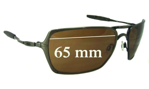 Sunglass Fix Replacement Lenses for Oakley Inmate - 65mm Wide 