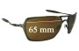 Sunglass Fix Replacement Lenses for Oakley Inmate - 65mm Wide 