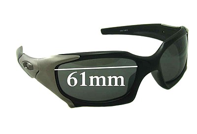 Oakley Pit Boss Verres de Remplacement 61mm wide 