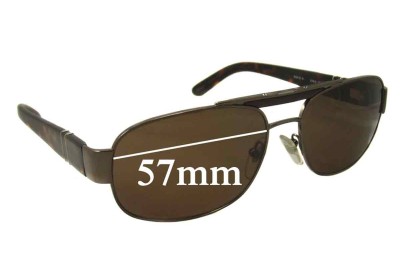 Persol 2329-S Replacement Sunglass Lenses - 57mm Wide 
