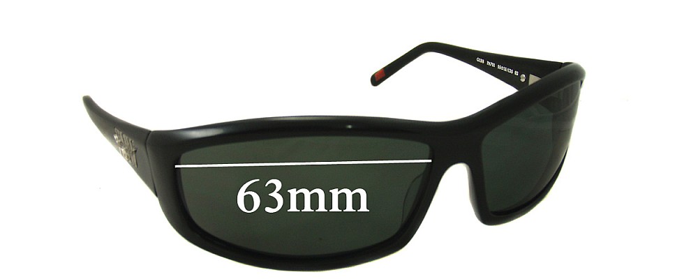 Sunglass Fix Replacement Lenses for R.M. Williams PA701 - 63mm Wide