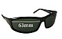 Sunglass Fix Replacement Lenses for R.M. Williams PA701 - 63mm Wide 