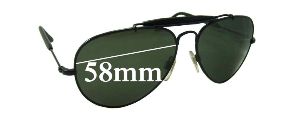 Sunglass Fix Replacement Lenses for Polo Polo 9503 - 58mm Wide