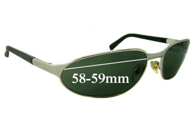 Ray Ban RB3107 Replacement Lenses 59mm wide 