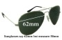 Sunglass Fix Replacement Lenses for Ray Ban B&L RB1103 - 62mm Wide 