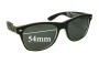 Sunglass Fix Replacement Lenses for Ray Ban RB2200 - 54mm Wide 