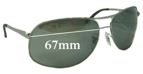 Ray-Ban RB3387 67mm Replacement Lenses