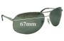 Sunglass Fix Replacement Lenses for Ray Ban RB3387 - 67mm Wide 