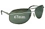 Sunglass Fix Verres de Remplacement pour Ray-Ban RB3387 - 67mm Wide 
