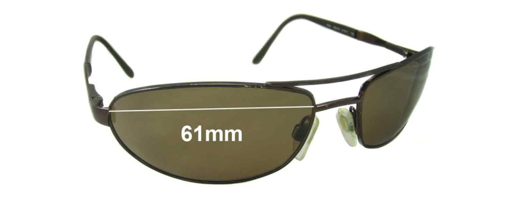 Sunglass Fix Replacement Lenses for Revo 3035 - 61mm Wide