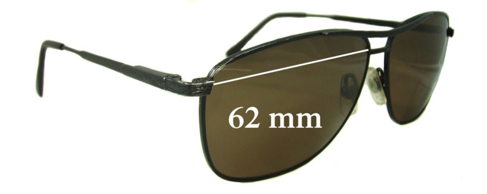 Sunglass Fix Replacement Lenses for Serengeti Strata - 62mm Wide