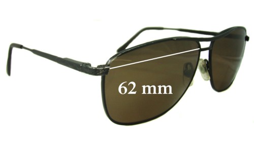 Sunglass Fix Replacement Lenses for Serengeti Strata - 62mm Wide 