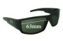 Sunglass Fix Replacement Lenses for Smith Lockwood - 63mm Wide 