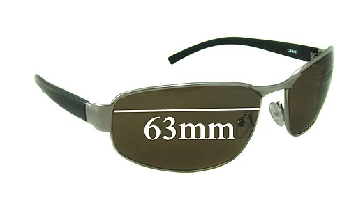Sunglass Fix Replacement Lenses for Spotters Crave - 63mm Wide 