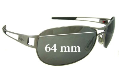 Tag Heuer Speedway Replacement Lenses 64mm wide 