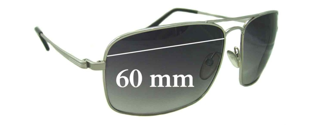 Sunglass Fix Replacement Lenses for Tom Ford Gregoire TF190 - 60mm Wide
