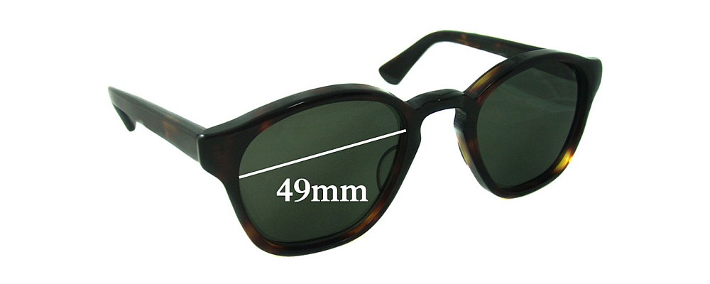 Sunglass Fix Replacement Lenses for Unbranded Unknown Wayfarer - 49mm Wide