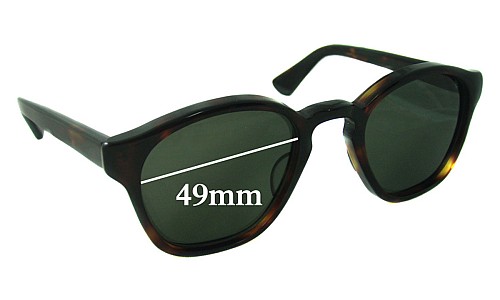 Sunglass Fix Replacement Lenses for Unbranded Unknown Wayfarer - 49mm Wide 