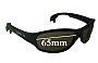Sunglass Fix Replacement Lenses for Vuarnet PA113 - 65mm Wide 