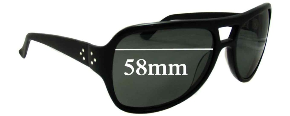 Sunglass Fix Replacement Lenses for Blinde Ruben The Cuban - 58mm Wide