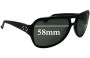 Sunglass Fix Replacement Lenses for Blinde Ruben The Cuban - 58mm Wide 
