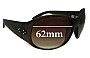 Sunglass Fix Replacement Lenses for Blinde Blinde Unknown - 62mm Wide 