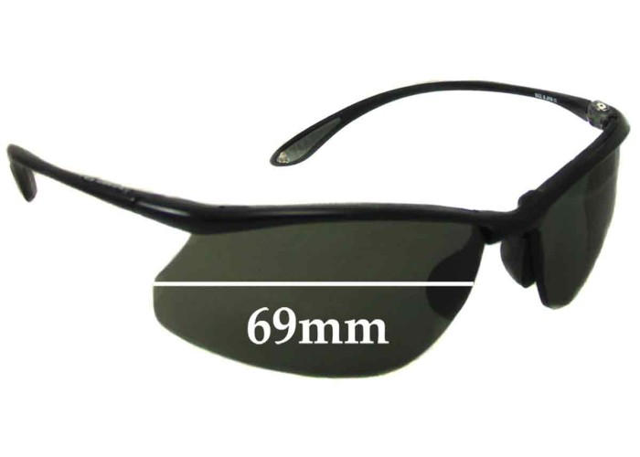 SFX Replacement Sunglass Lenses fits Bolle Recoil 10403 67mm Wide