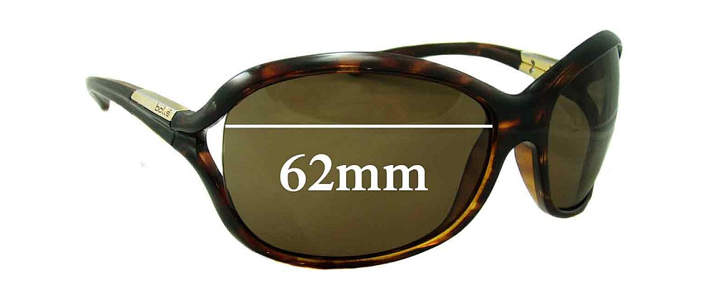 Sunglass Fix Replacement Lenses for Bolle Ruby - 62mm Wide