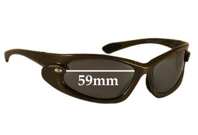 Bolle Windshear Replacement Sunglass Lenses  - 59mm wide 