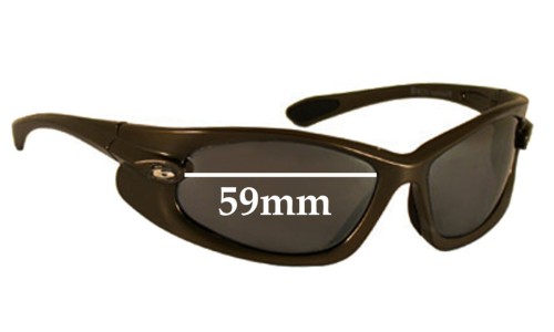 Sunglass Fix Replacement Lenses for Bolle Windshear - 59mm Wide 