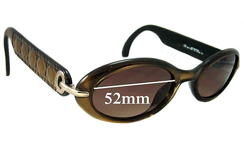 Sunglass Fix Replacement Lenses for Christian Dior Day Time - 52mm Wide 