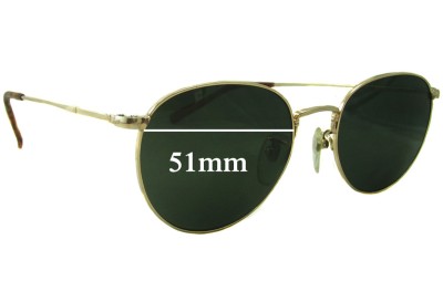  Sunglass Fix Replacement Lenses for Ray Ban B&L John Lennon - 51mm Wide 