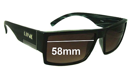 Sunglass Fix Replacement Lenses for Liive Scat - 58mm Wide 
