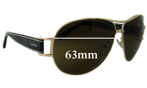 Sunglass Fix Replacement Lenses for Loewe SLW246 - 63mm Wide 