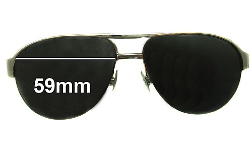 Sunglass Fix Lentes de Repuesto para Momo Design Eagle - 59mm Wide 