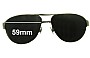 Sunglass Fix Lentes de Repuesto para Momo Design Eagle - 59mm Wide 