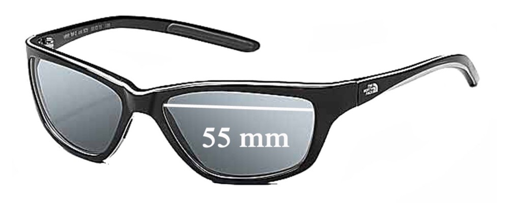 Sunglass Fix Replacement Lenses for North Face Viper - 55mm Wide