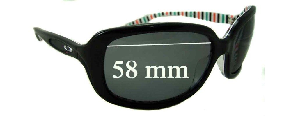 Oakley Disguise Replacement Sunglass Lenses - 58mm wide
