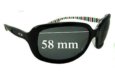 Oakley Disguise OO2030 Verres de Remplacement 58mm wide 
