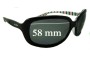 Sunglass Fix Lentes de Repuesto para Oakley Disguise OO2030 - 58mm Wide 