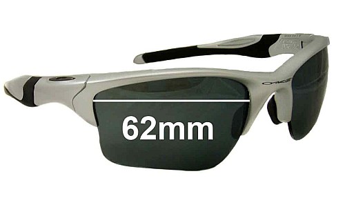 Sunglass Fix Lentes de Repuesto para Oakley Half Jacket 2.0 XL OO9154 - 62mm Wide Oakley Half Jacket 2.0 XL OO9154 Lentes de Repuesto 62mm wide