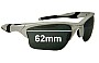 Sunglass Fix Lentes de Repuesto para Oakley Half Jacket 2.0 XL OO9154 - 62mm Wide 
