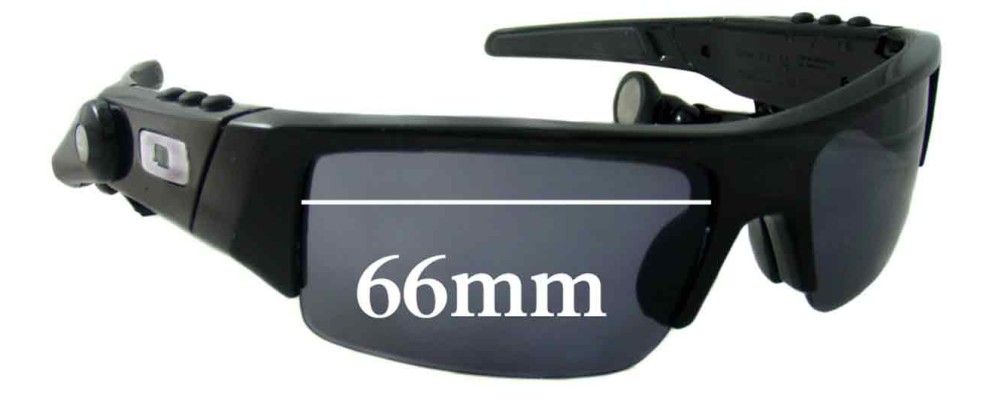 Sunglass Fix Replacement Lenses for Oakley Thump O Rokr - 66mm Wide