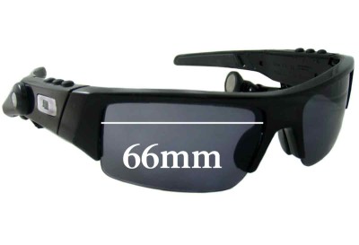 Oakley Thump O Rokr Replacement Lenses 66mm wide 