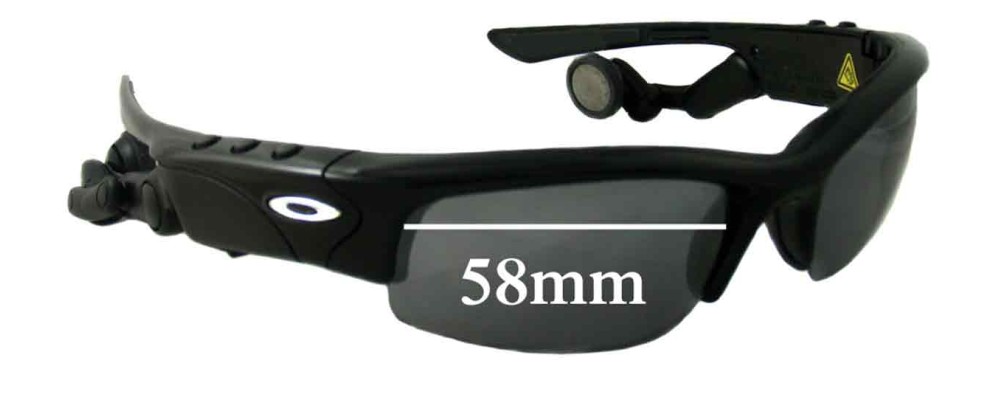 Sunglass Fix Replacement Lenses for Oakley Thump Pro - 58mm Wide