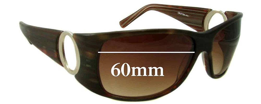 Sunglass Fix Replacement Lenses for Oroton  Glamorous - 60mm Wide