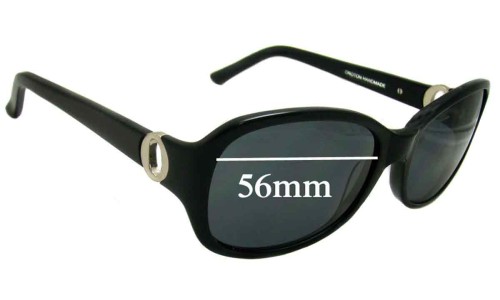 Sunglass Fix Replacement Lenses for Oroton  Louvre - 43mm high - 56mm Wide 